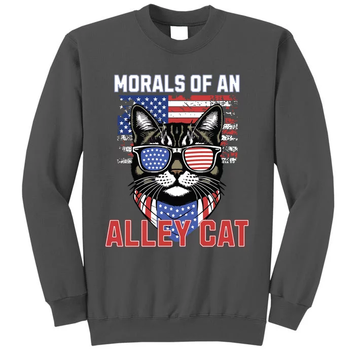 Alley Cat Funny Debate Election Presidential Debate Tall Sweatshirt