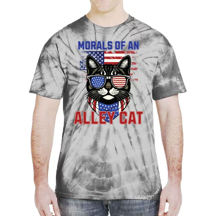 Alley Cat Funny Debate Election Presidential Debate Tie-Dye T-Shirt