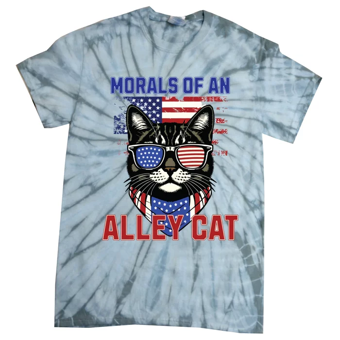 Alley Cat Funny Debate Election Presidential Debate Tie-Dye T-Shirt