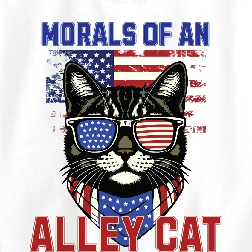 Alley Cat Funny Debate Election Presidential Debate Kids Sweatshirt