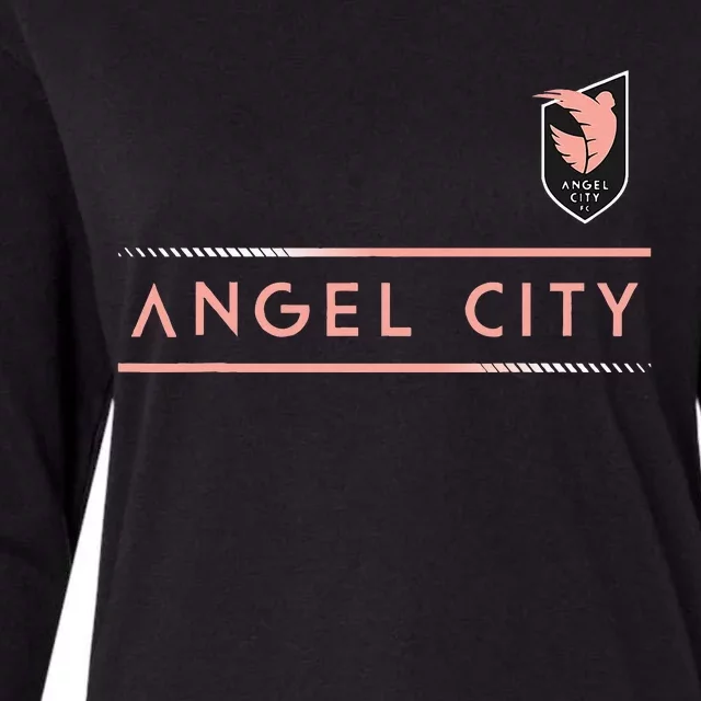 Angel City Fc Soccer Womens Cotton Relaxed Long Sleeve T-Shirt