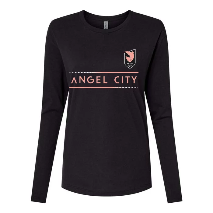 Angel City Fc Soccer Womens Cotton Relaxed Long Sleeve T-Shirt