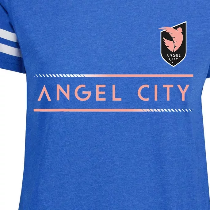 Angel City Fc Soccer Enza Ladies Jersey Football T-Shirt