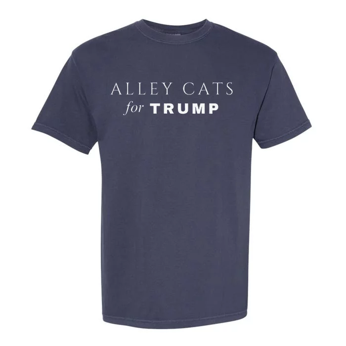 Alley Cats For Trump Biden Make Ameowica Great Again Funny Garment-Dyed Heavyweight T-Shirt