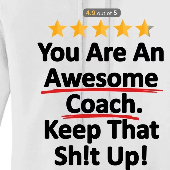 Awesome Coach Funny Gift Idea For Coach Women's Pullover Hoodie