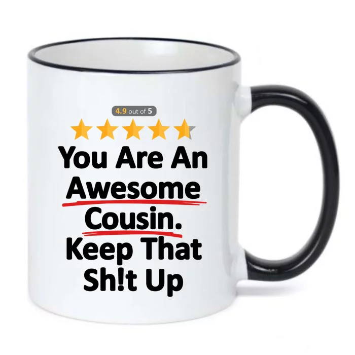 Awesome Cousin Funny Gift Idea For Black Color Changing Mug