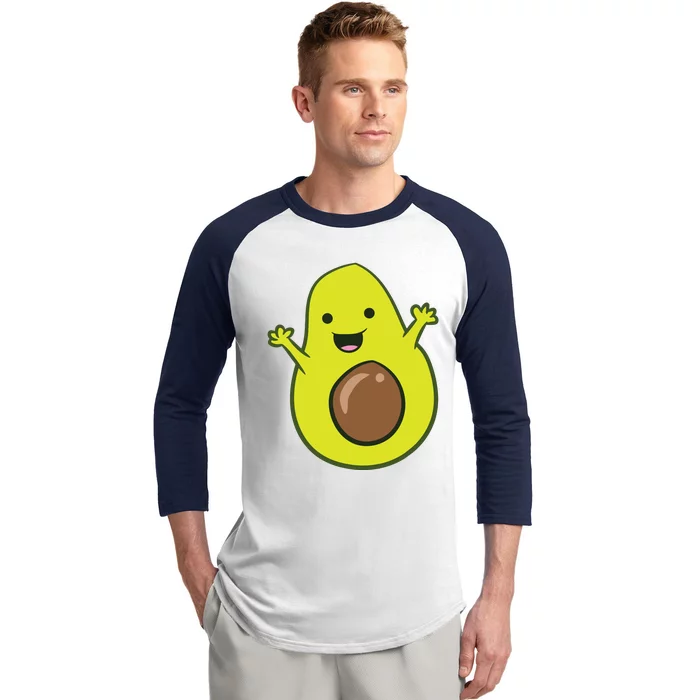 Avocado Costume Funny Avocado Halloween Costume Avocado Baseball Sleeve Shirt