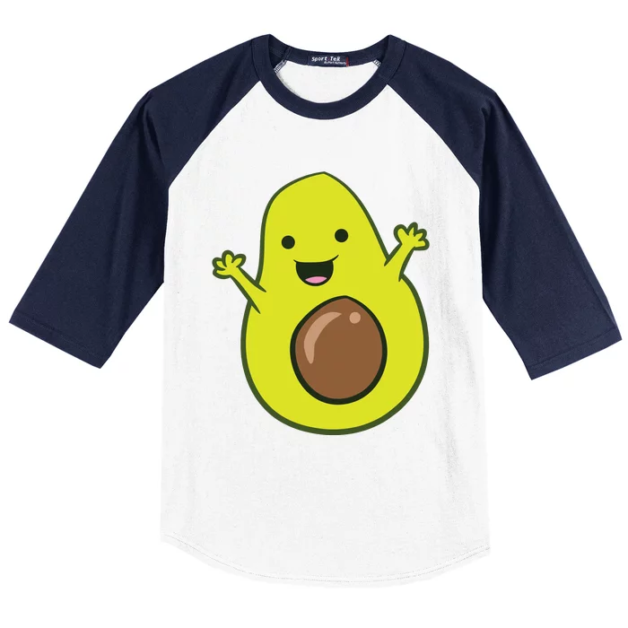 Avocado Costume Funny Avocado Halloween Costume Avocado Baseball Sleeve Shirt