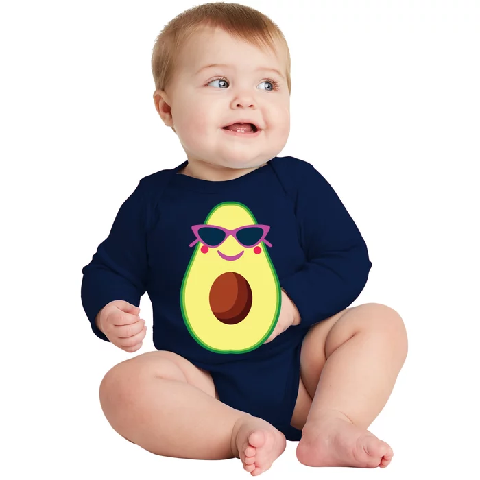 Avocado Costume Funny Halloween For Women Guacamole Guac Baby Long Sleeve Bodysuit