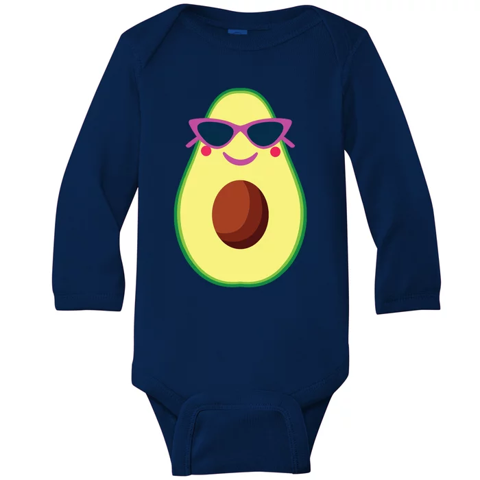 Avocado Costume Funny Halloween For Women Guacamole Guac Baby Long Sleeve Bodysuit