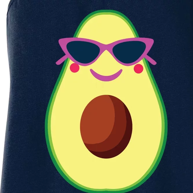 Avocado Costume Funny Halloween For Women Guacamole Guac Women's Racerback Tank