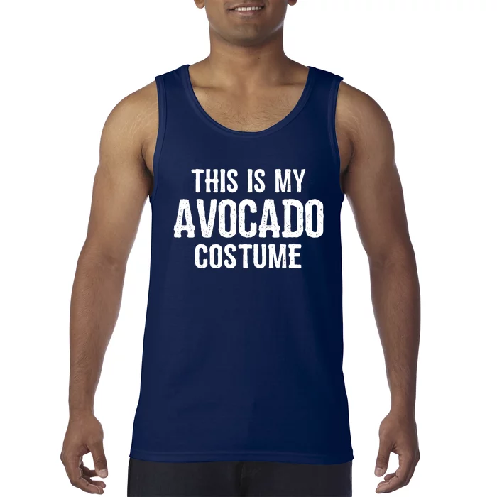 Avocado Costume Funny Easy Halloween Costumes Tank Top