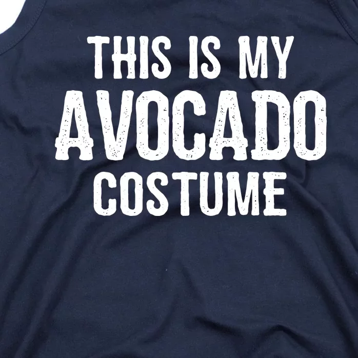 Avocado Costume Funny Easy Halloween Costumes Tank Top