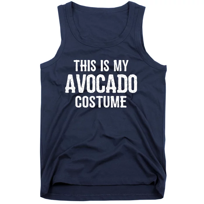 Avocado Costume Funny Easy Halloween Costumes Tank Top