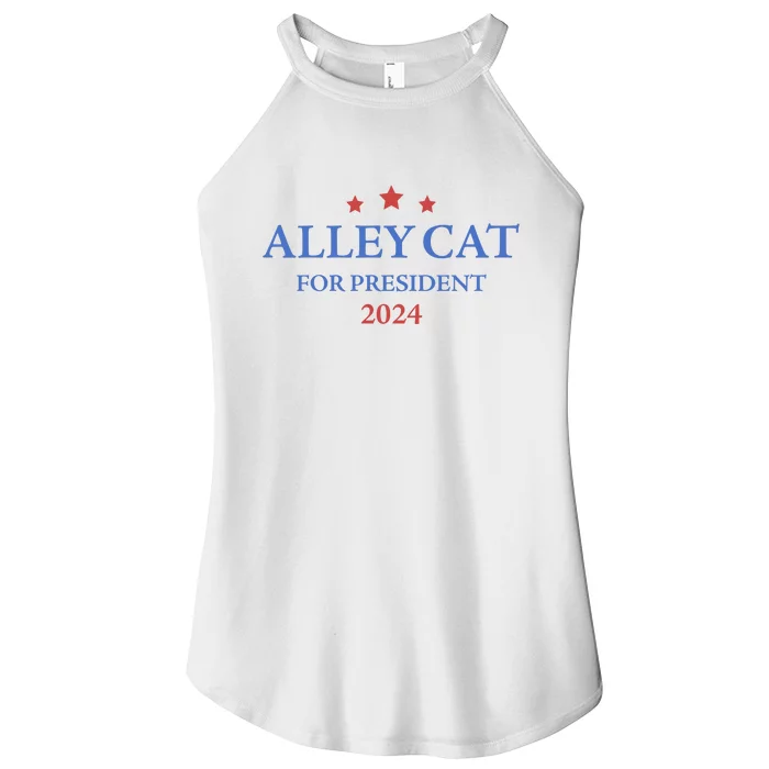 Alley Cat For President Trump 2024 Women’s Perfect Tri Rocker Tank