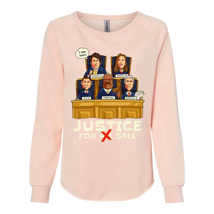 Antisupreme Court Funny Justice For Sale Womens California Wash Sweatshirt