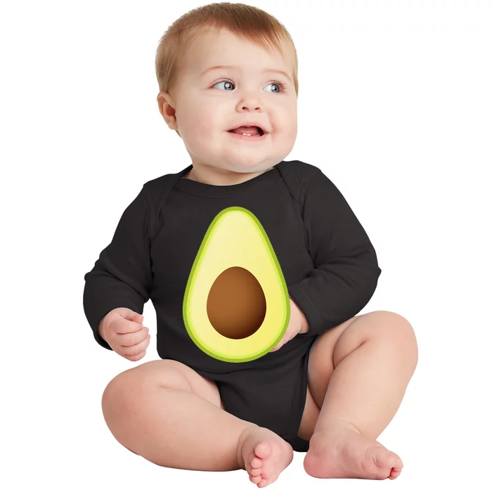 Avocado Costume Fruit Halloween Baby Long Sleeve Bodysuit