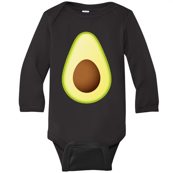 Avocado Costume Fruit Halloween Baby Long Sleeve Bodysuit