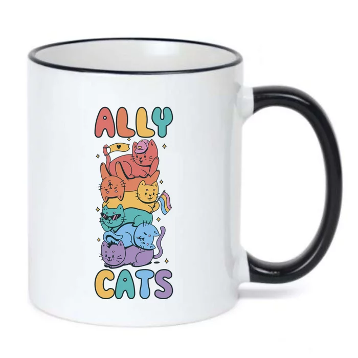 Ally Cat Funny Gift Black Color Changing Mug