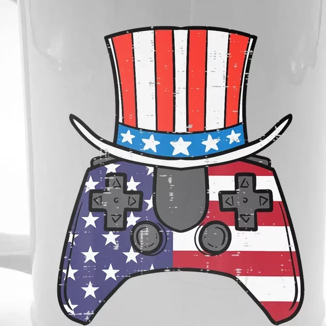 American Controller Fourth funny July 4Th Gamer Front & Back Beer Stein