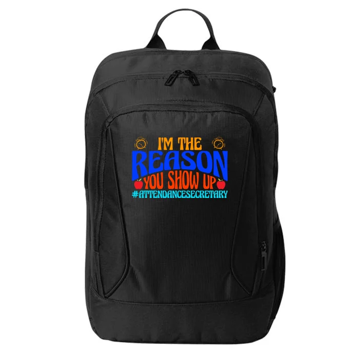 Attendance Clerk Funny Back To School City Backpack