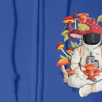 Astronaut Cottagecore Frog Aesthetic Full Zip Hoodie