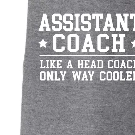 Assistant Coach Funny Sports Coaching Gift Doggie 3-End Fleece Hoodie