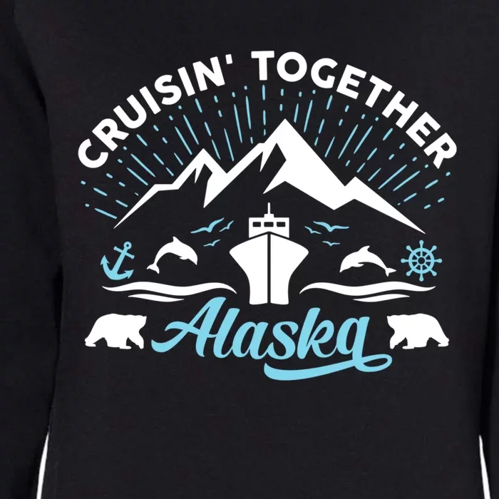 Alaska Cruise Family Vacation Friends Group Travel Matching Gift Womens California Wash Sweatshirt