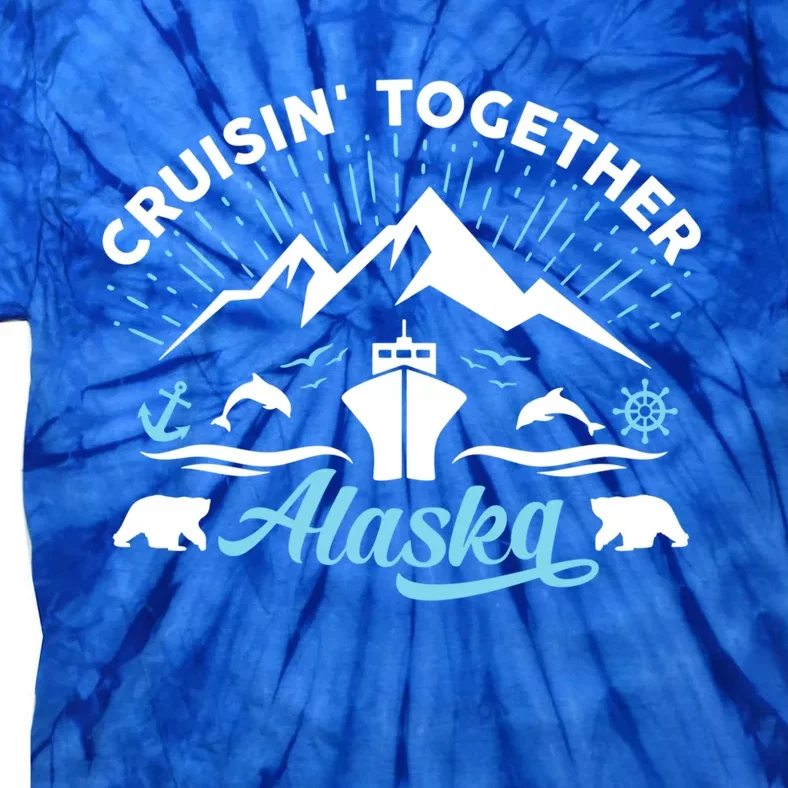 Alaska Cruise Family Vacation Friends Group Travel Matching Gift Tie-Dye T-Shirt