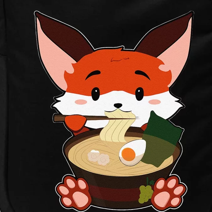 Anime Cute Fox Japanese Ramen Noodles Kawaii Gift Impact Tech Backpack