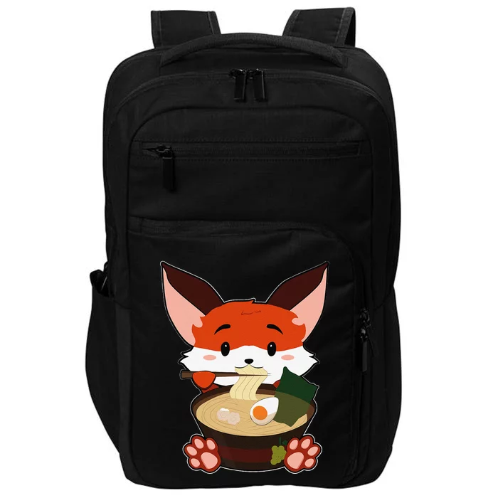 Anime Cute Fox Japanese Ramen Noodles Kawaii Gift Impact Tech Backpack