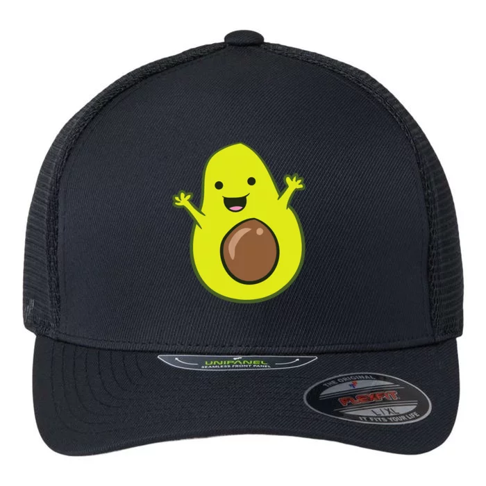 Avocado Costume Funny Avocado Halloween Costume Avocado Flexfit Unipanel Trucker Cap