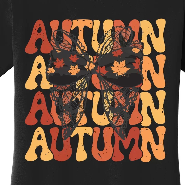 Autumn Coquette Fall Cozy Season Women's T-Shirt