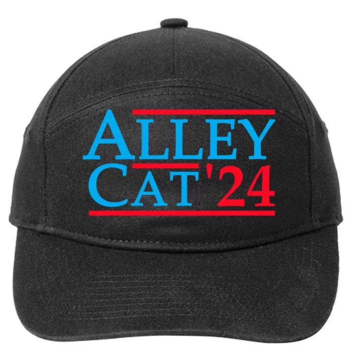 Alley Cat For President Trump 2024 7-Panel Snapback Hat