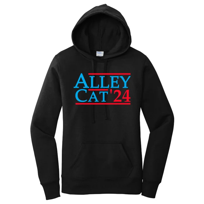 Alley Cat For President Trump 2024 Women's Pullover Hoodie