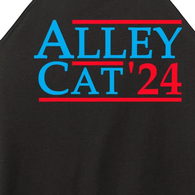 Alley Cat For President Trump 2024 Women’s Perfect Tri Rocker Tank