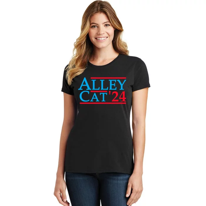 Alley Cat For President Trump 2024 Women's T-Shirt