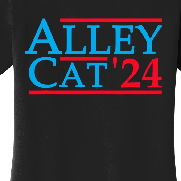 Alley Cat For President Trump 2024 Women's T-Shirt