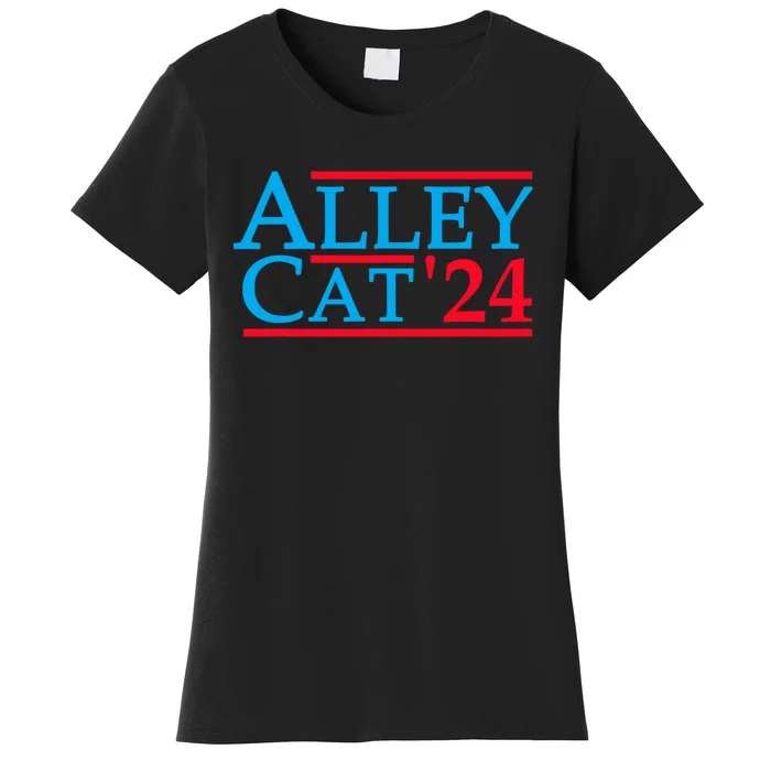 Alley Cat For President Trump 2024 Women's T-Shirt