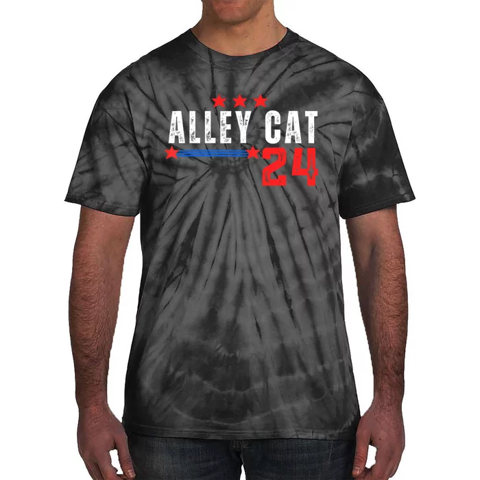 Alley Cat For President Trump 2024 Tie-Dye T-Shirt