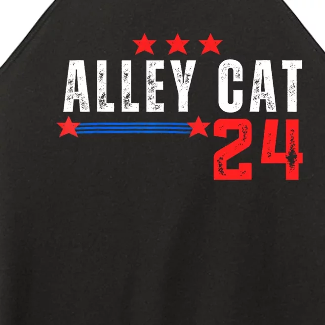 Alley Cat For President Trump 2024 Women’s Perfect Tri Rocker Tank