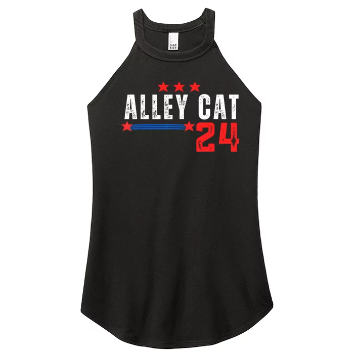 Alley Cat For President Trump 2024 Women’s Perfect Tri Rocker Tank