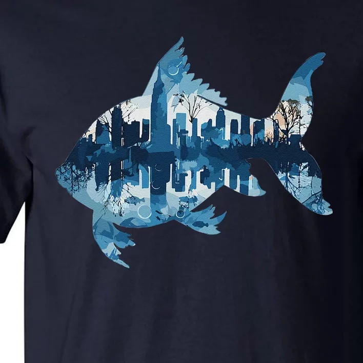 Aesthetic City Fish Tall T-Shirt