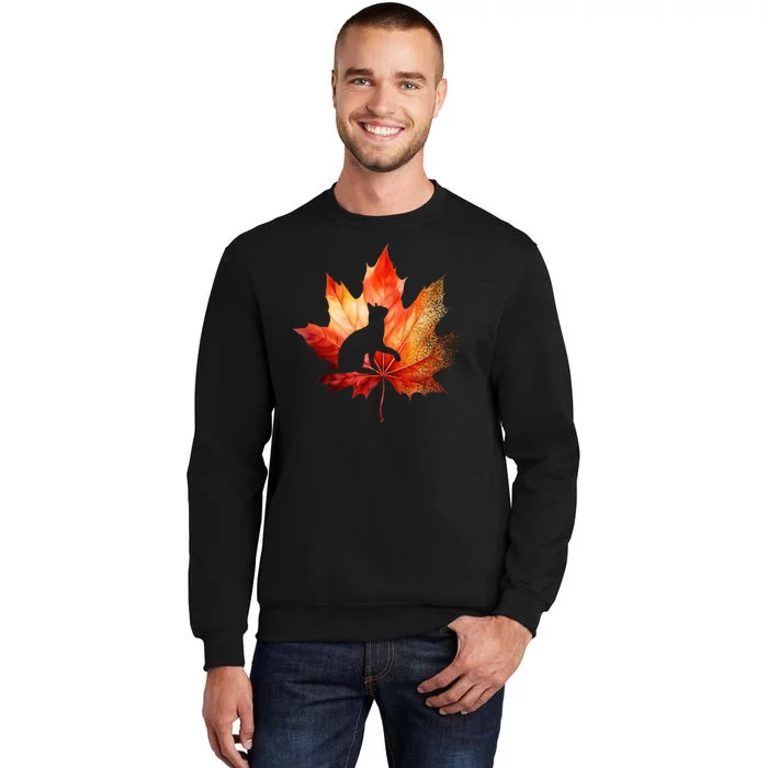 Autumn Cat Fall Lover Sweatshirt