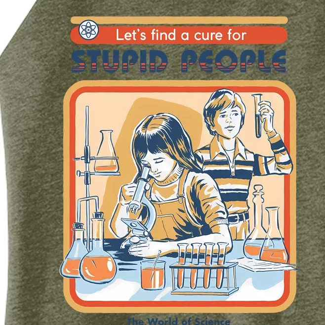 A Cure For Stupid People Women’s Perfect Tri Rocker Tank