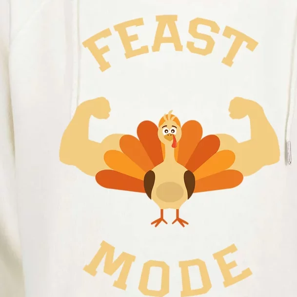 Adults Cute Feast Mode Thanksgiving Day Gift Womens Funnel Neck Pullover Hood