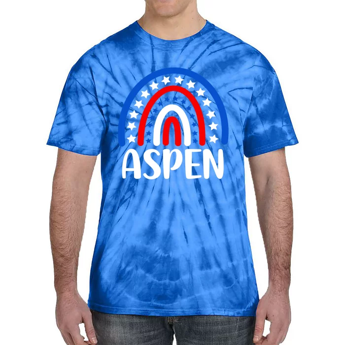 Aspen Colorado Gift I Love Aspen Colorado Usa Gift Tie-Dye T-Shirt