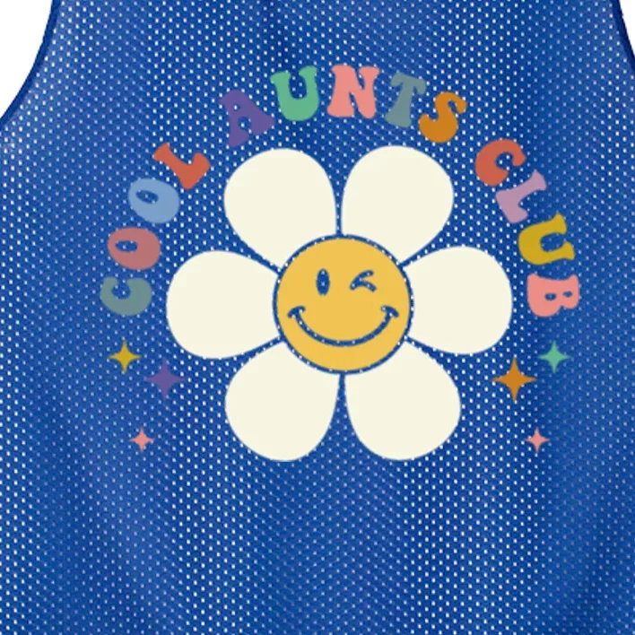 Auntie Cool Gift Cool Aunts Club Funny Auntie Gift Mesh Reversible Basketball Jersey Tank