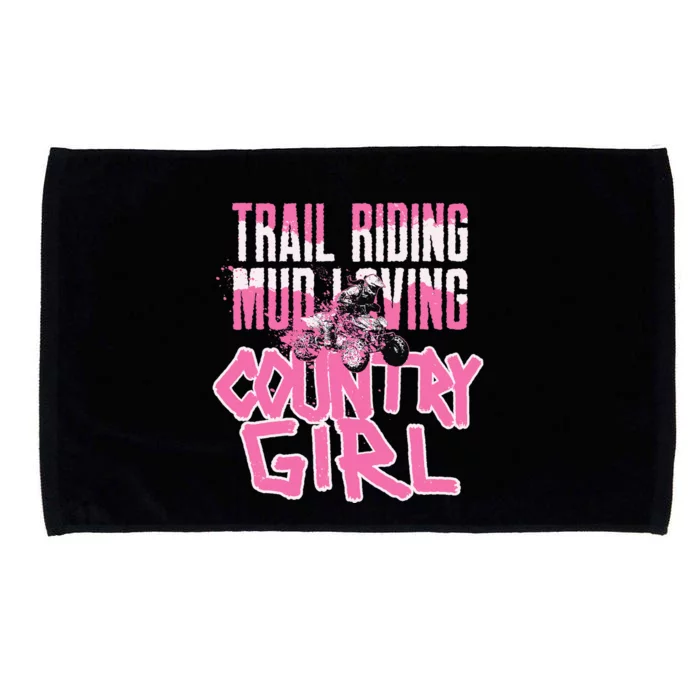 ATV Country Girl Four Wheeler Microfiber Hand Towel