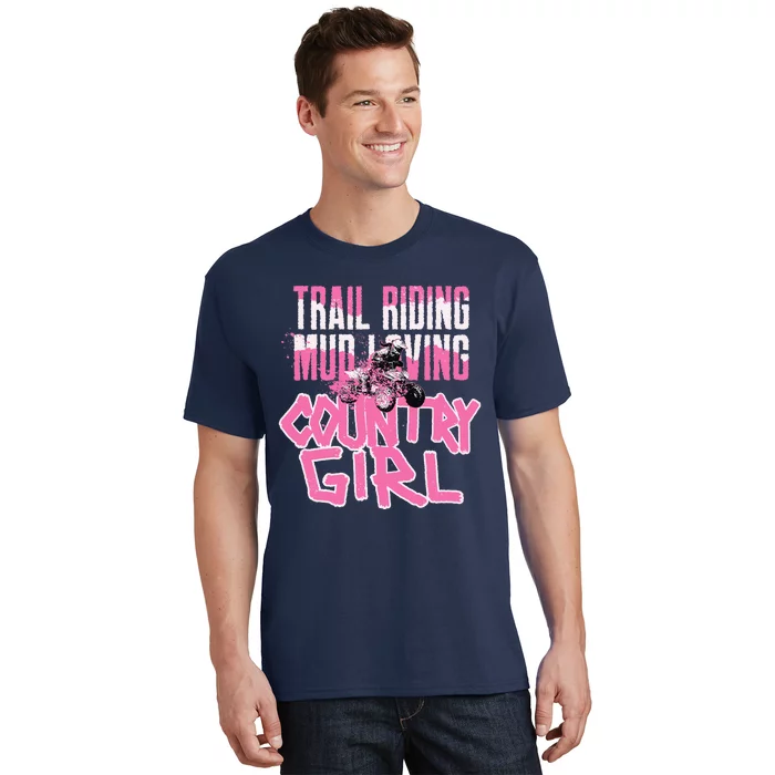 ATV Country Girl Four Wheeler T-Shirt